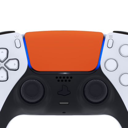 eXtremeRate Retail Orange Replacement Touchpad Cover Compatible with ps5 Controller BDM-010 BDM-020 & BDM-030, Custom Part Touch Pad Compatible with ps5 Controller - Controller NOT Included - JPF4004G3