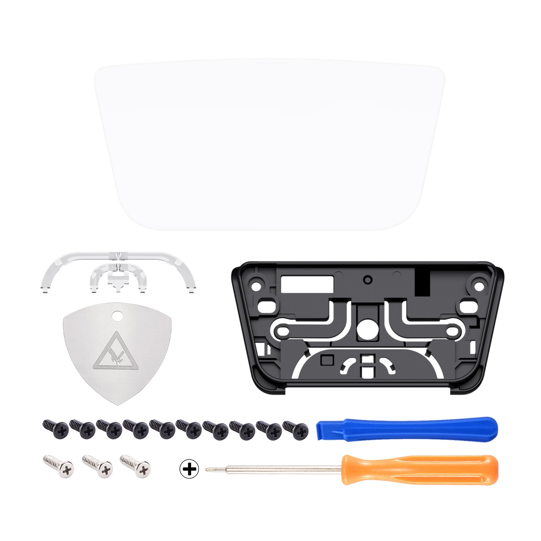 eXtremeRate Retail White Replacement Touchpad Cover Compatible with ps5 Controller BDM-010 BDM-020 & BDM-030, Custom Part Touch Pad Compatible with ps5 Controller - Controller NOT Included - JPF4021G3