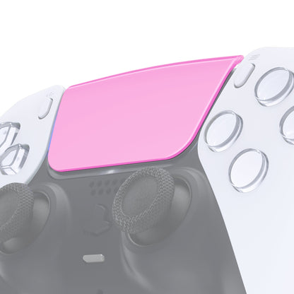 eXtremeRate Retail Chrome Pink Replacement Touchpad Cover Compatible with ps5 Controller BDM-010 BDM-020 & BDM-030, Custom Part Touch Pad Compatible with ps5 Controller - Controller NOT Included - JPF4049G3