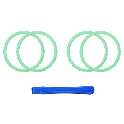 eXtremeRate Retail Mint Green Replacement Accessories for ps5 Controller, Custom Accent Rings for ps5 Controller - Controller NOT Included - JPF5013