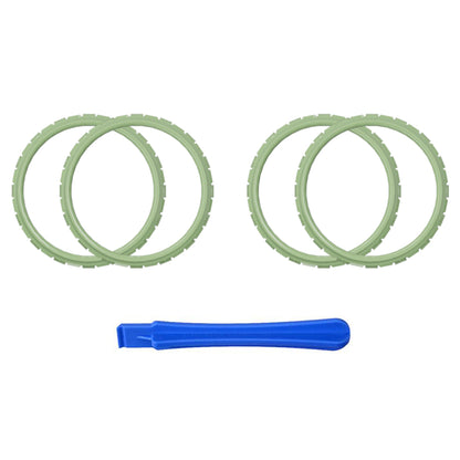 eXtremeRate Retail Matcha Green Replacement Accessories for ps5 Controller, Custom Accent Rings for ps5 Controller - Controller NOT Included - JPF5017