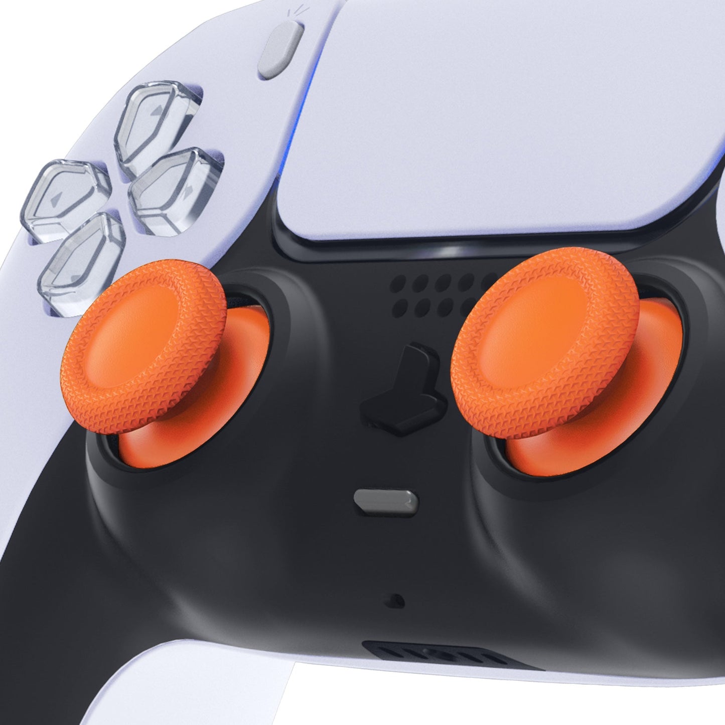 eXtremeRate Retail Orange Replacement Thumbsticks for ps5 Controller, Custom Analog Stick Joystick Compatible with ps5, for ps4 All Model Controller - JPF602