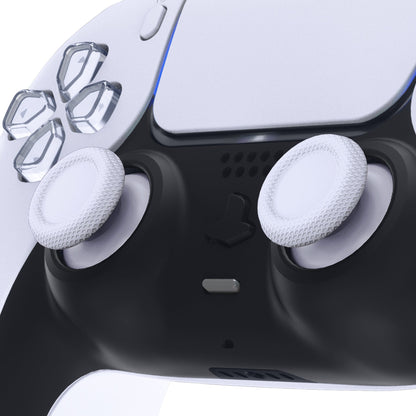 eXtremeRate Retail White Replacement Thumbsticks for ps5 Controller, Custom Analog Stick Joystick Compatible with ps5, for ps4 All Model Controller - JPF606