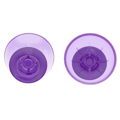 eXtremeRate Retail Clear Atomic Purple Replacement Thumbsticks for ps5 Controller, Custom Analog Stick Joystick Compatible with ps5, for ps4 All Model Controller - JPF625