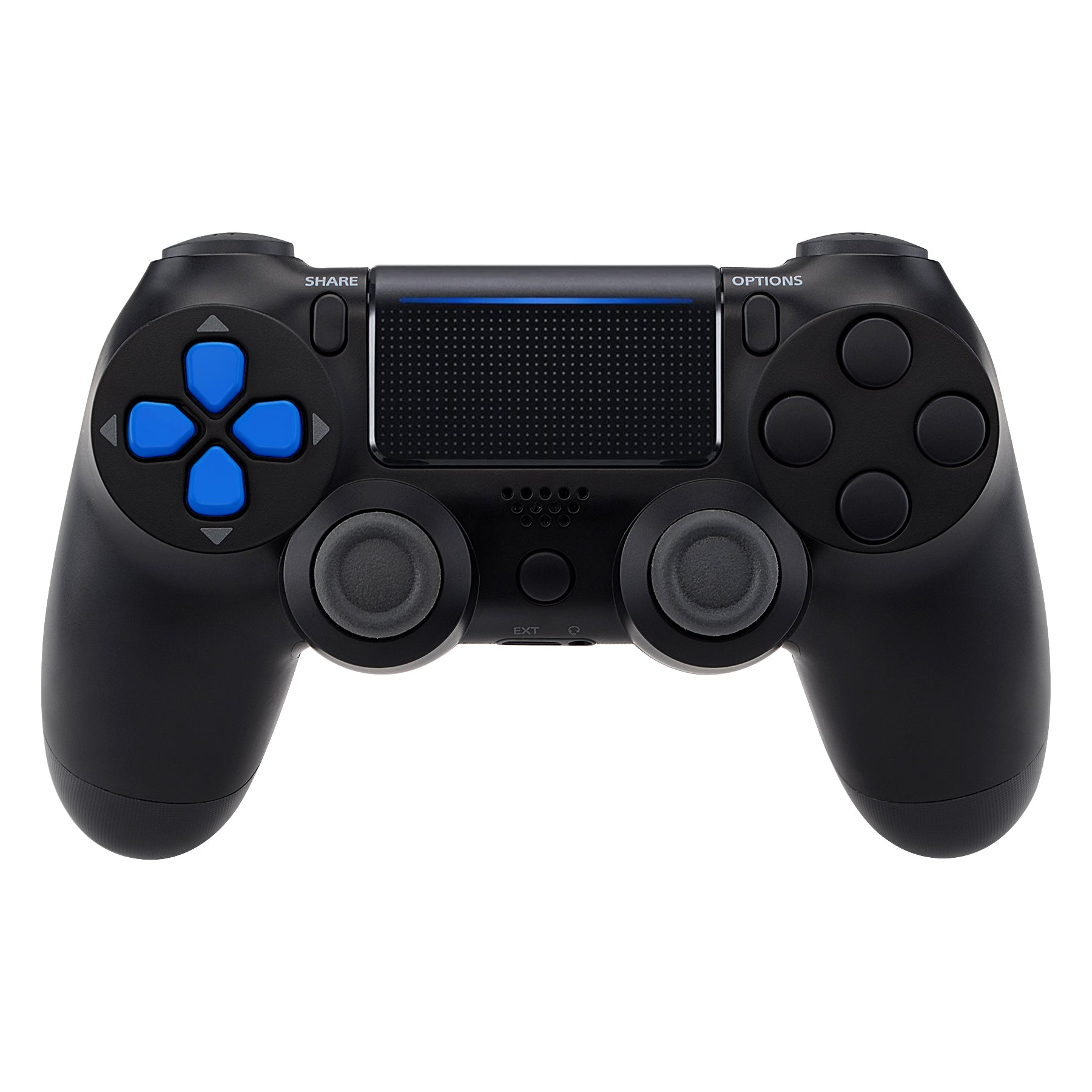 eXtremeRate Retail Ergonomic Split Dpad Buttons (SDP Buttons) for ps5 Controller, Blue Independent Dpad Direction Buttons for ps5, for ps4 All Model Controller - JPF8015