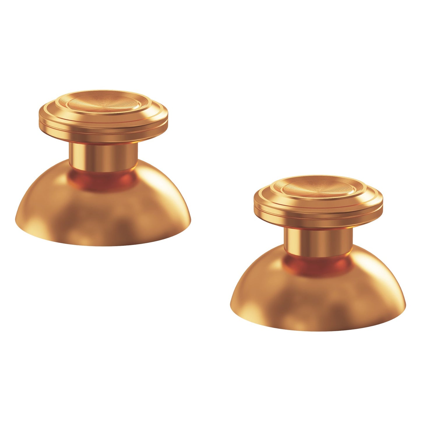 eXtremeRate Retail Custom Gold Metal Thumbsticks for ps5 Controller, Replacement Aluminum Analog Stick Joystick for ps4 Controller - Controller NOT Included - JPFC001