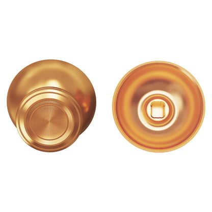 eXtremeRate Retail Custom Gold Metal Thumbsticks for ps5 Controller, Replacement Aluminum Analog Stick Joystick for ps4 Controller - Controller NOT Included - JPFC001