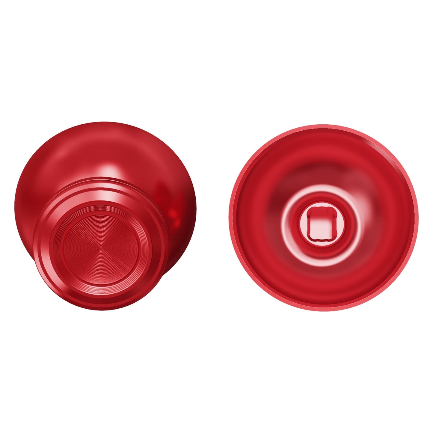 eXtremeRate Retail Custom Red Metal Thumbsticks for ps5 Controller, Replacement Aluminum Analog Stick Joystick for ps4 Controller - Controller NOT Included - JPFC003