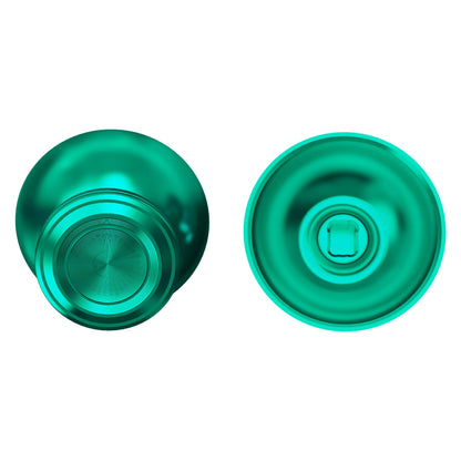 eXtremeRate Retail Custom Green Metal Thumbsticks for ps5 Controller, Replacement Aluminum Analog Stick Joystick for ps4 Controller - Controller NOT Included - JPFC006