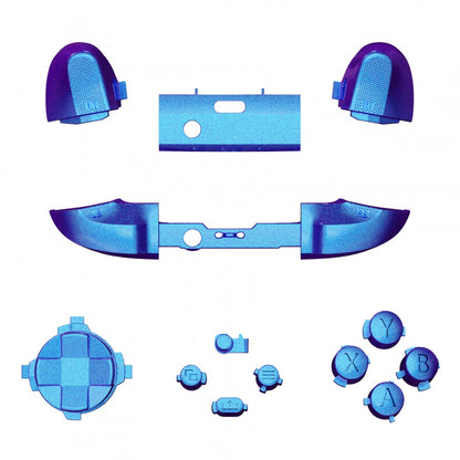 eXtremeRate Retail Chameleon Puple Blue Replacement Buttons for Xbox Series S & Xbox Series X Controller, LB RB LT RT Bumpers Triggers D-pad ABXY Start Back Sync Share Keys for Xbox Series X/S Controller - JX3101