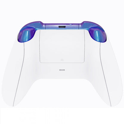 eXtremeRate Retail Chameleon Puple Blue Replacement Buttons for Xbox Series S & Xbox Series X Controller, LB RB LT RT Bumpers Triggers D-pad ABXY Start Back Sync Share Keys for Xbox Series X/S Controller - JX3101