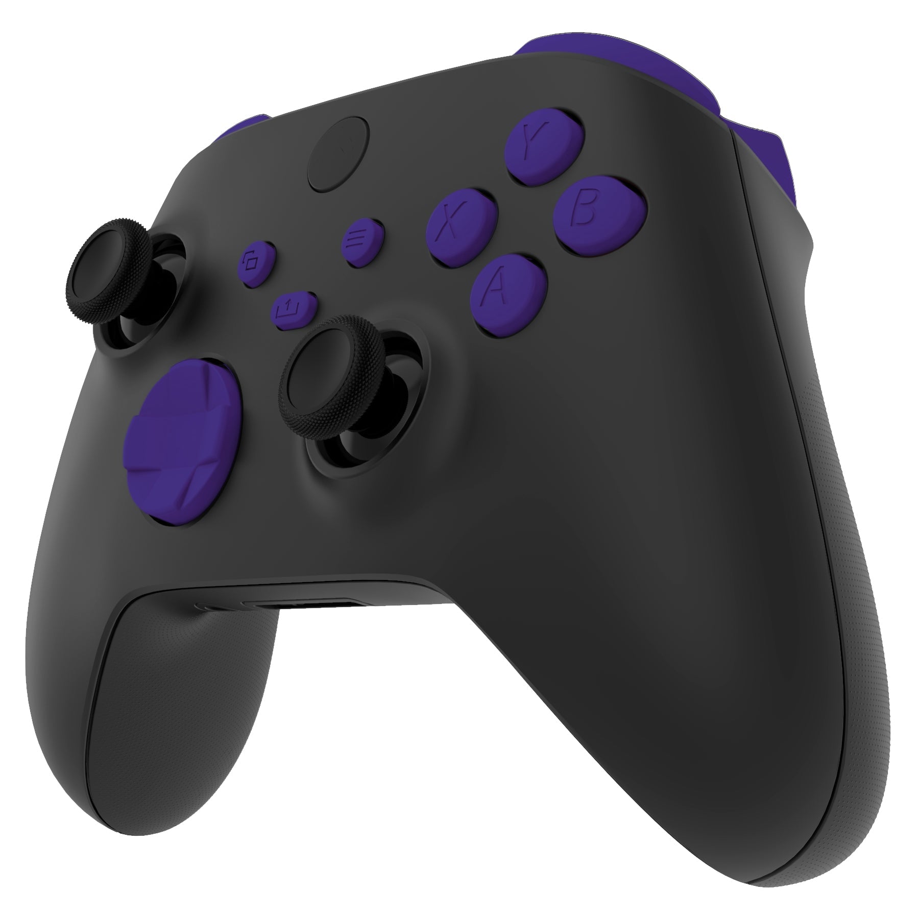 eXtremeRate Retail Purple Replacement Buttons for Xbox Series S & Xbox Series X Controller, LB RB LT RT Bumpers Triggers D-pad ABXY Start Back Sync Share Keys for Xbox Series X/S Controller - JX3107