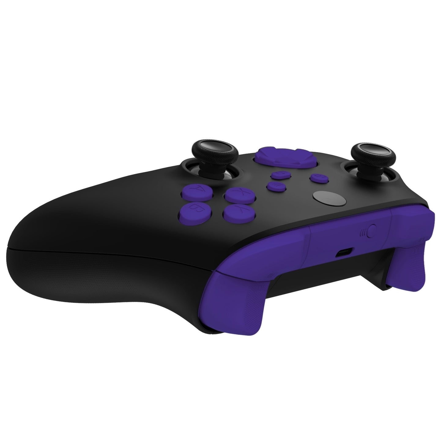 eXtremeRate Retail Purple Replacement Buttons for Xbox Series S & Xbox Series X Controller, LB RB LT RT Bumpers Triggers D-pad ABXY Start Back Sync Share Keys for Xbox Series X/S Controller - JX3107