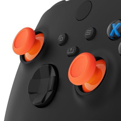 eXtremeRate Retail Orange Replacement Thumbsticks for Xbox Series X/S Controller, for Xbox One Standard Controller Analog Stick, Custom Joystick for Xbox One X/S, for Xbox One Elite Controller - JX3402