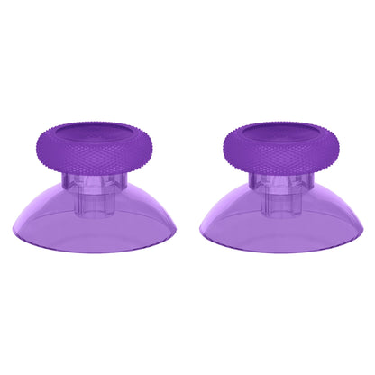 eXtremeRate Retail Clear Atomic Purple Replacement Thumbsticks for Xbox Series X/S Controller, for Xbox One Standard Controller Analog Stick, Custom Joystick for Xbox One X/S, for Xbox One Elite Controller - JX3426