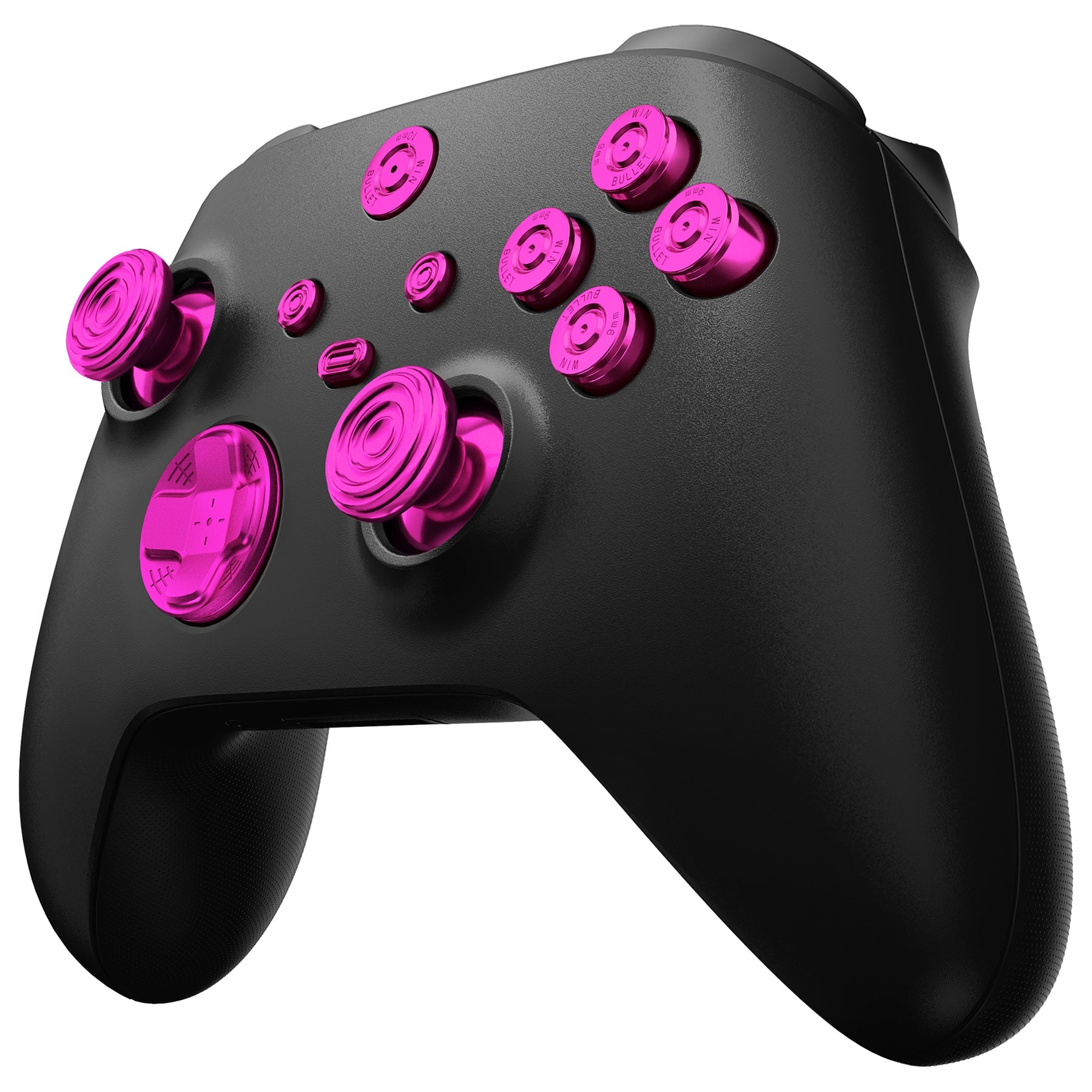 eXtremeRate Retail eXtremeRate 11 in 1 Custom Purple Metal Buttons for Xbox Series X/S Controller, Aluminum Alloy Dpad Start Back Share Button, Replacement Thumbsticks, Home ABXY Bullet Buttons for Xbox Core Controller - JX3E005