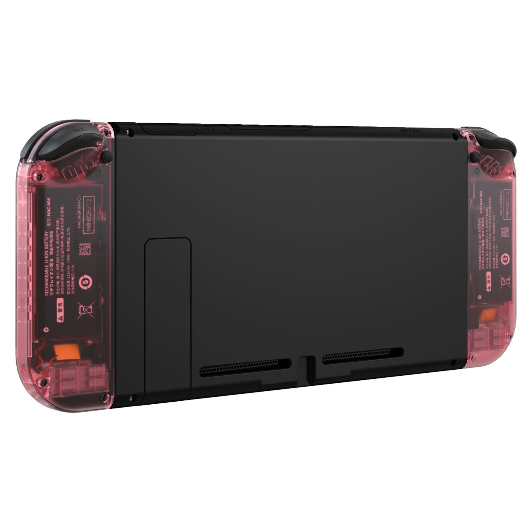 eXtremeRate Retail Cherry Pink Joycon Handheld Controller Housing (D-Pad Version) with Full Set Buttons, DIY Replacement Shell Case for NS Switch JoyCon & OLED JoyCon - Console Shell NOT Included - JZM509