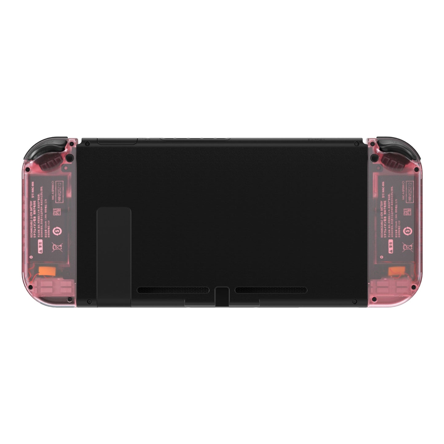 eXtremeRate Retail Cherry Pink Joycon Handheld Controller Housing (D-Pad Version) with Full Set Buttons, DIY Replacement Shell Case for NS Switch JoyCon & OLED JoyCon - Console Shell NOT Included - JZM509