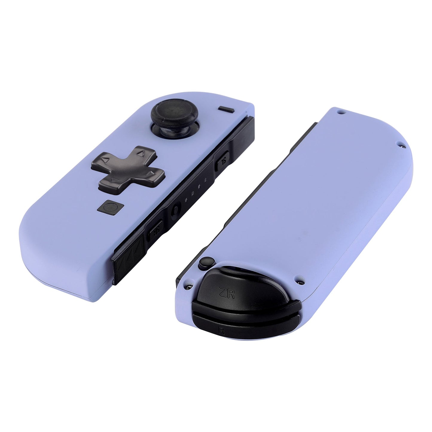 eXtremeRate Retail Soft Touch Light Violet Joycon Handheld Controller Housing (D-Pad Version) with Full Set Buttons, DIY Replacement Shell Case for NS Switch JoyCon & OLED JoyCon - Console Shell NOT Included - JZP309