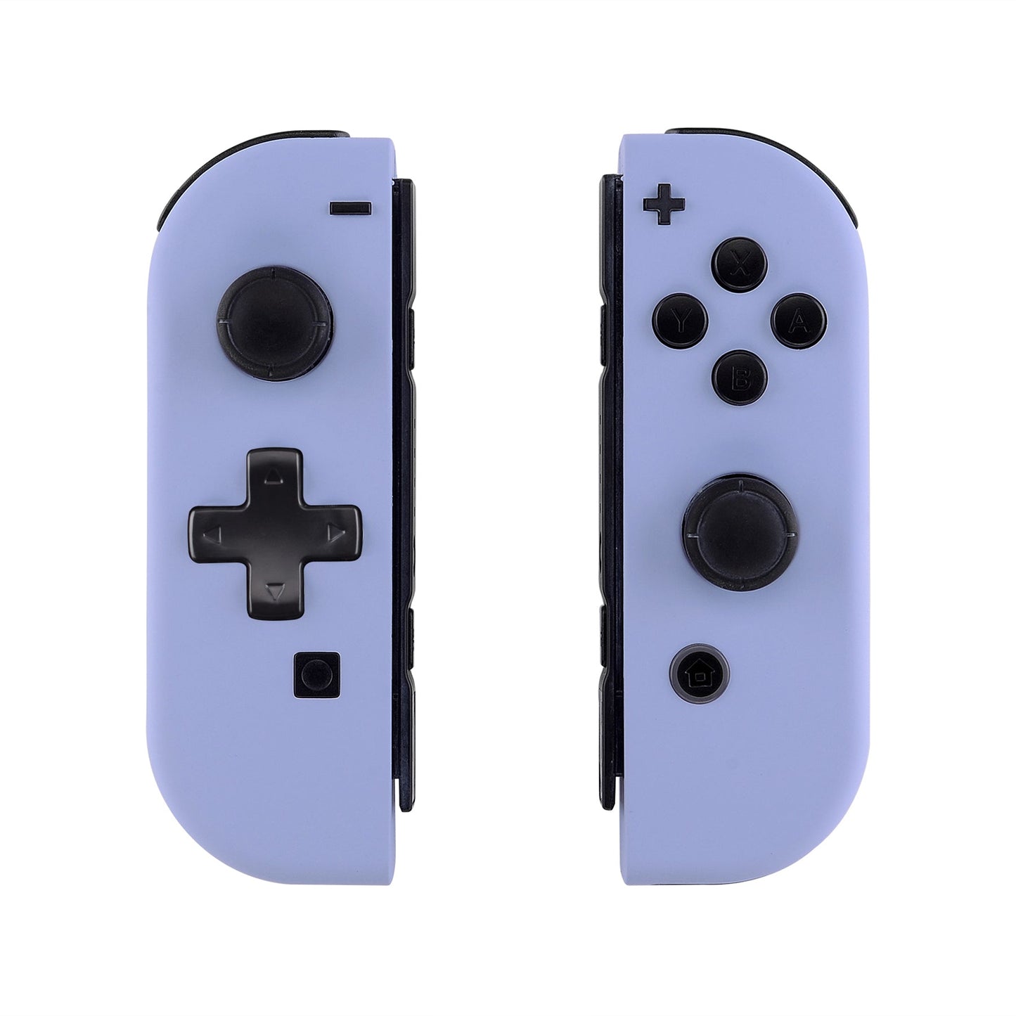 eXtremeRate Retail Soft Touch Light Violet Joycon Handheld Controller Housing (D-Pad Version) with Full Set Buttons, DIY Replacement Shell Case for NS Switch JoyCon & OLED JoyCon - Console Shell NOT Included - JZP309