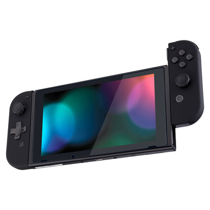 eXtremeRate Retail Soft Touch Black Joycon Handheld Controller Housing (D-Pad Version) with Full Set Buttons, DIY Replacement Shell Case for NS Switch JoyCon & OLED JoyCon - Console Shell NOT Included - JZP310