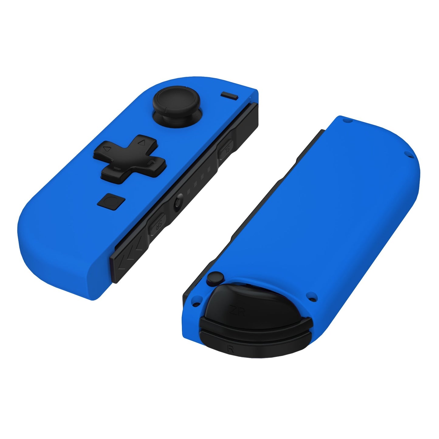 eXtremeRate Retail Blue Joycon Handheld Controller Housing (D-Pad Version) with Full Set Buttons, DIY Replacement Shell Case for NS Switch JoyCon & OLED JoyCon - Console Shell NOT Included - JZP313