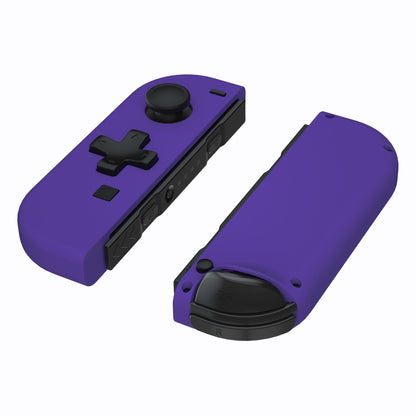 eXtremeRate Retail Purple Joycon Handheld Controller Housing (D-Pad Version) with Full Set Buttons, DIY Replacement Shell Case for NS Switch JoyCon & OLED JoyCon - Console Shell NOT Included - JZP315