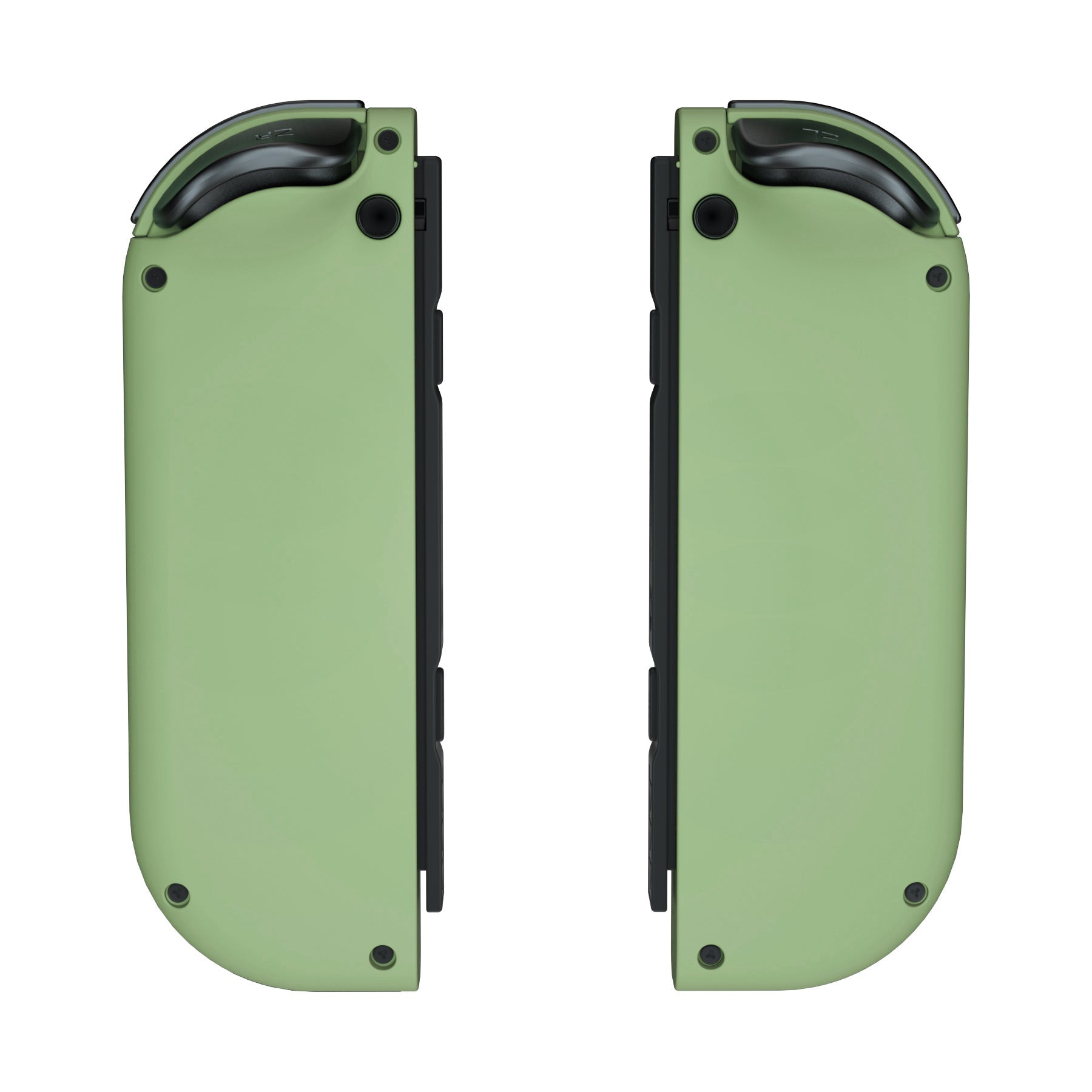 eXtremeRate Retail Matcha Green Joycon Handheld Controller Housing (D-Pad Version) with Full Set Buttons, DIY Replacement Shell Case for NS Switch JoyCon & OLED JoyCon - Console Shell NOT Included - JZP316