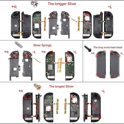 eXtremeRate Retail Classic 1989 GB DMG-01 Joy-con Handheld Controller Housing (D-Pad Version) with D-pad ABXY Buttons, DIY Replacement Shell Case for NS Switch JoyCon & OLED JoyCon - Console Shell NOT Included - JZT107