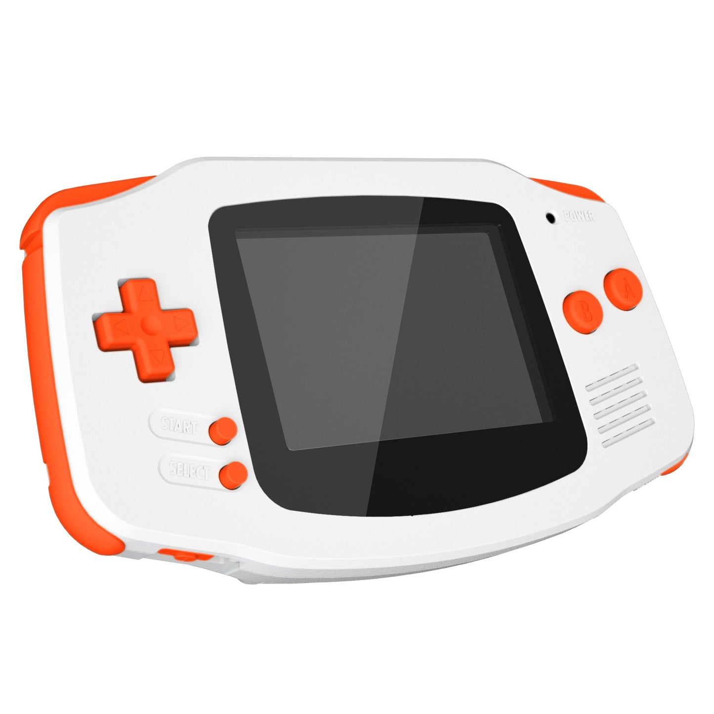 eXtremeRate Retail Orange GBA Replacement Full Set Buttons for Gameboy Advance - Handheld Game Console NOT Included - KAG2004