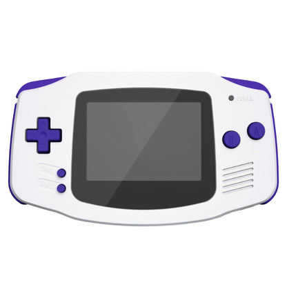 eXtremeRate Retail Purple GBA Replacement Full Set Buttons for Gameboy Advance - Handheld Game Console NOT Included - KAG2007