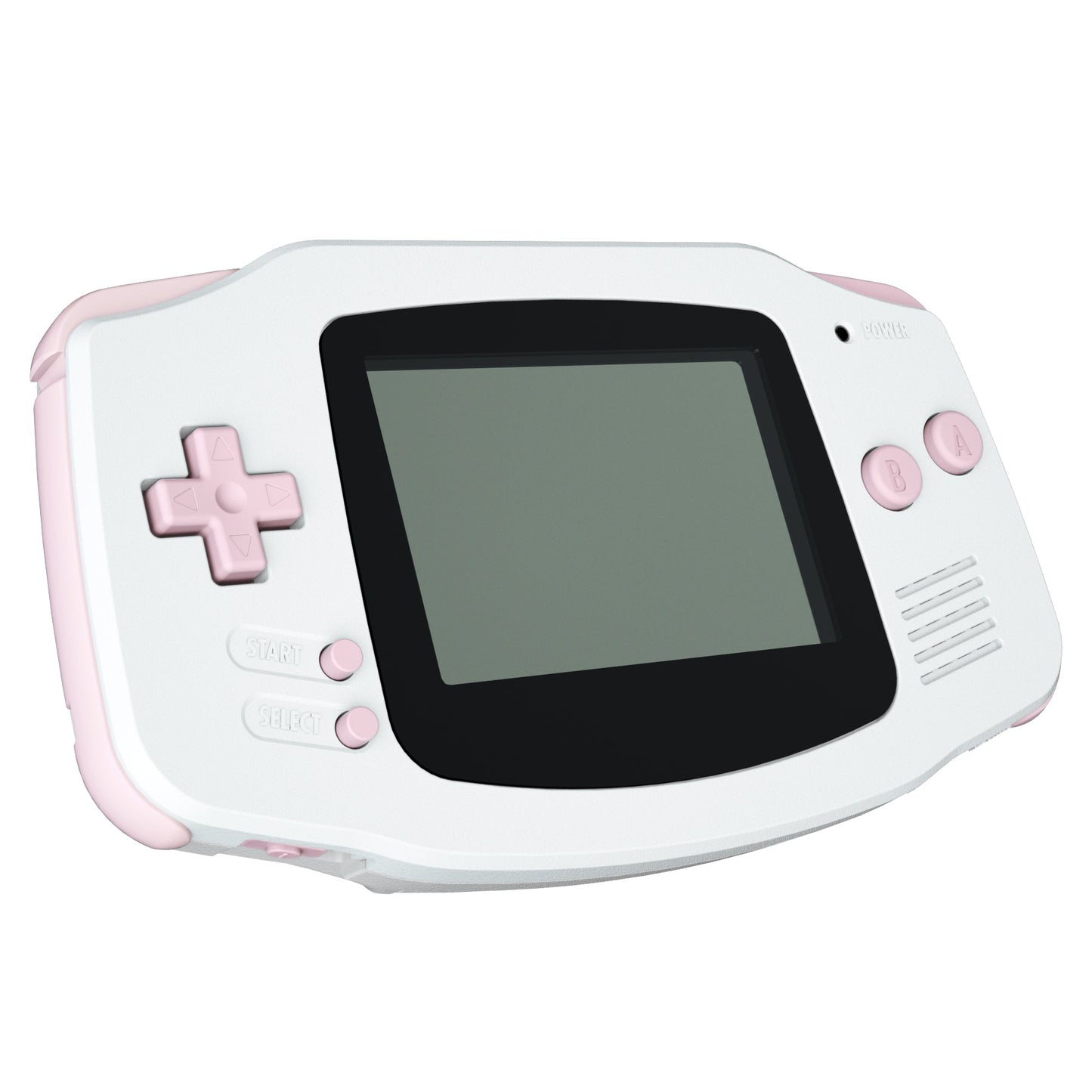 eXtremeRate Retail Cherry Blossoms Pink GBA Replacement Full Set Buttons for Gameboy Advance - Handheld Game Console NOT Included - KAG2012