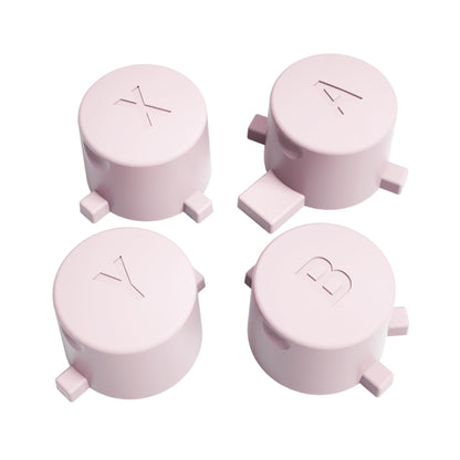 eXtremeRate Retail Cherry Blossoms Pink Interchangeable ABXY Buttons for Nintendo Switch Pro Controller, DIY Swappable Replacement ABXY for NS Pro Controller- Controller NOT Included - KRH605