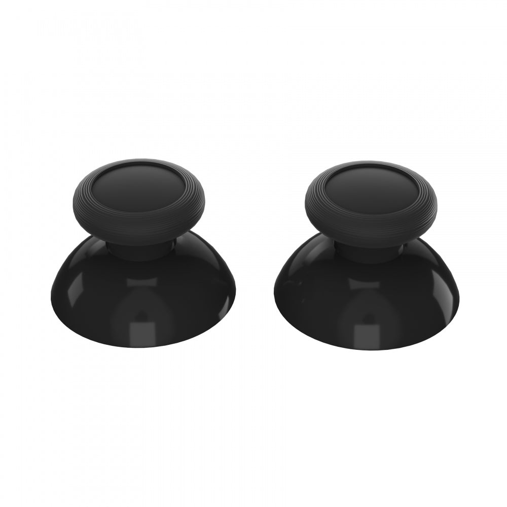 eXtremeRate Retail Replacement 3D Joystick Thumbsticks, Analog Thumb Sticks with Cross Screwdriver for Nintendo Switch Pro Controller - Black & White & Transparent & Transparent Black - ZKRM501