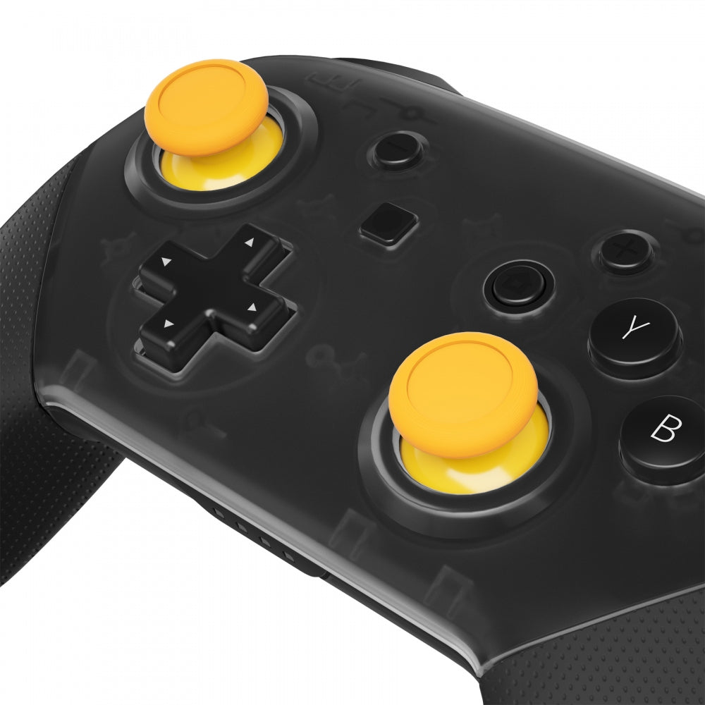 eXtremeRate Retail Yellow Replacement 3D Joystick Thumbsticks, Analog Thumb Sticks with Cross Screwdriver for Nintendo Switch Pro Controller - KRM517