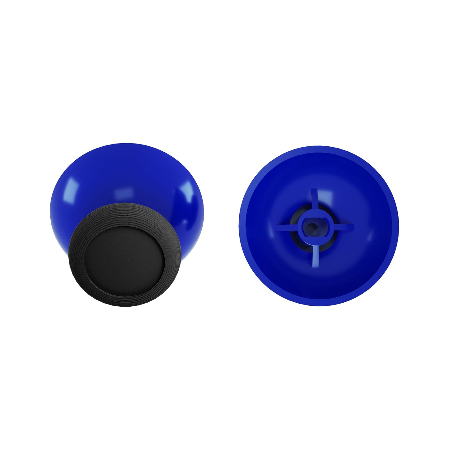 eXtremeRate Retail eXtremeRate Blue & Black Replacement 3D Joystick Thumbsticks, Analog Thumb Sticks with Phillips Screwdriver for Nintendo Switch Pro Controller - KRM526