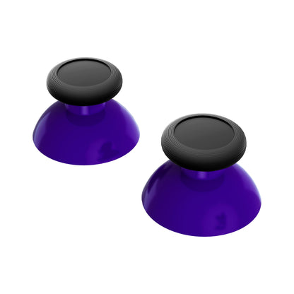 eXtremeRate Retail Purple & Black Replacement 3D Joystick Thumbsticks, Analog Thumb Sticks with Phillips Screwdriver for Nintendo Switch Pro Controller - KRM527