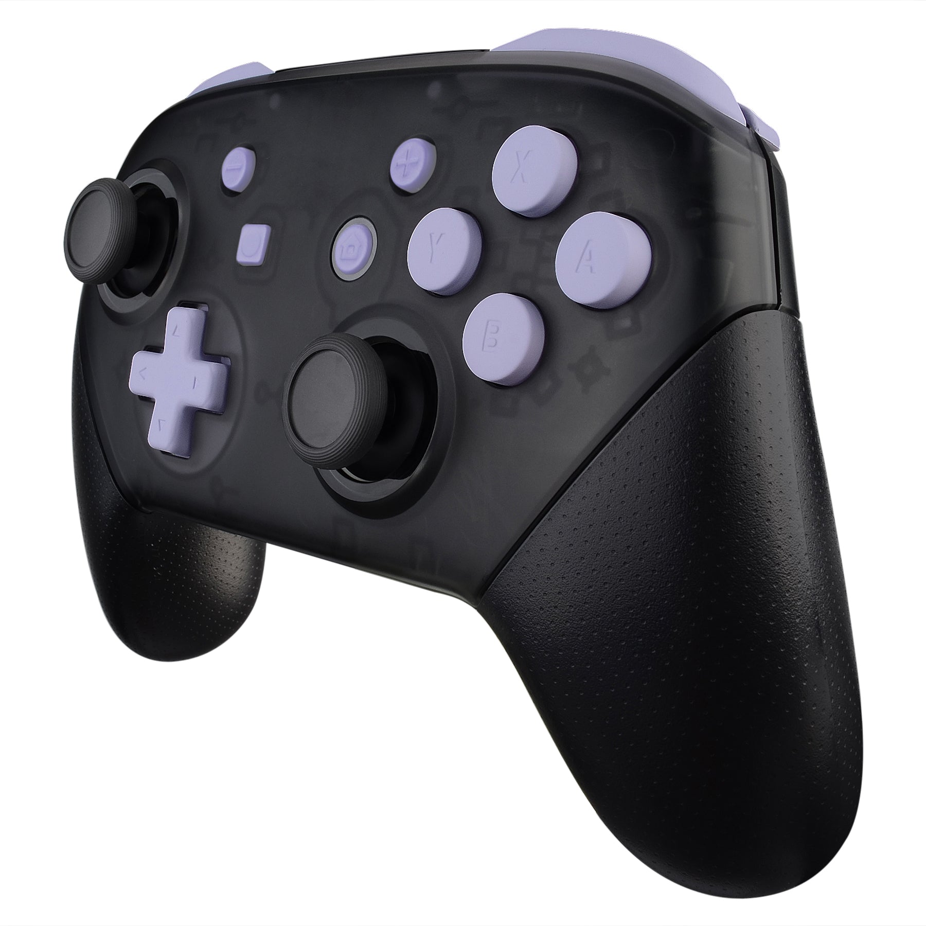 eXtremeRate Retail Light Violet Repair ABXY D-pad ZR ZL L R Keys for Nintendo Switch Pro Controller, DIY Replacement Full Set Buttons with Tools for Nintendo Switch Pro - Controller NOT Included - KRP310