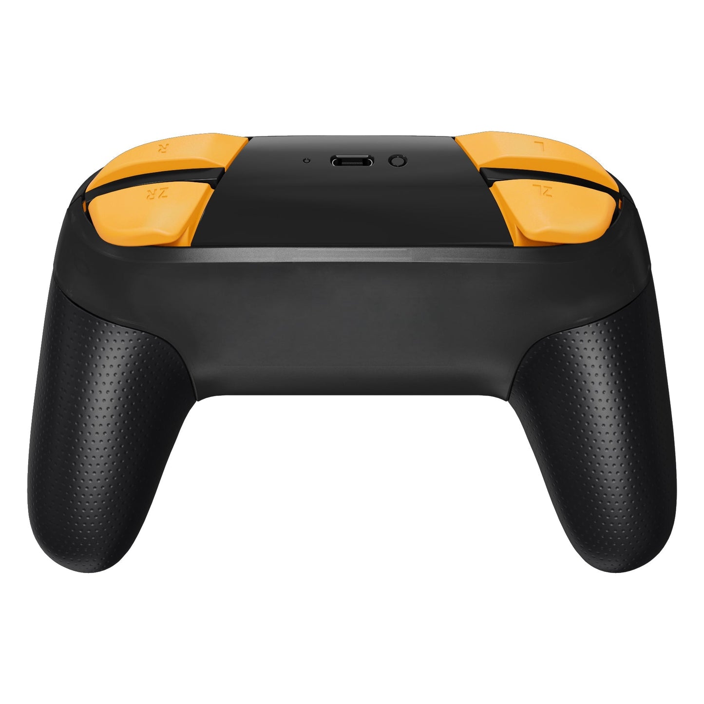 eXtremeRate Retail Caution Yellow Repair ABXY D-pad ZR ZL L R Keys for NS Switch Pro Controller, DIY Replacement Full Set Buttons with Tools for NS Switch Pro - Controller NOT Included - KRP318