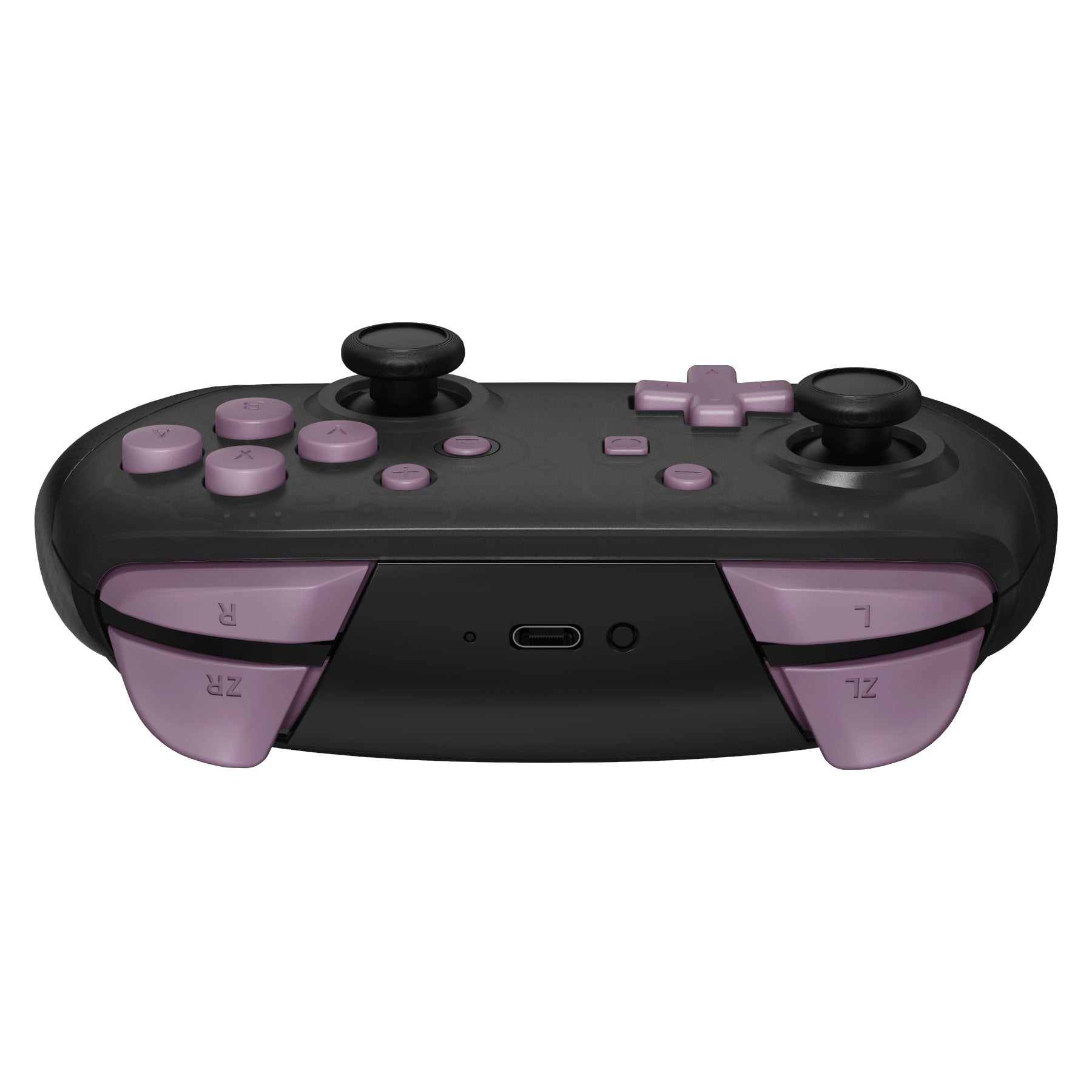 eXtremeRate Retail Dark Grayish Violet Repair ABXY D-pad ZR ZL L R Keys for NS Switch Pro Controller, DIY Replacement Full Set Buttons with Tools for NS Switch Pro - Controller NOT Included - KRP328