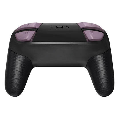 eXtremeRate Retail Dark Grayish Violet Repair ABXY D-pad ZR ZL L R Keys for NS Switch Pro Controller, DIY Replacement Full Set Buttons with Tools for NS Switch Pro - Controller NOT Included - KRP328