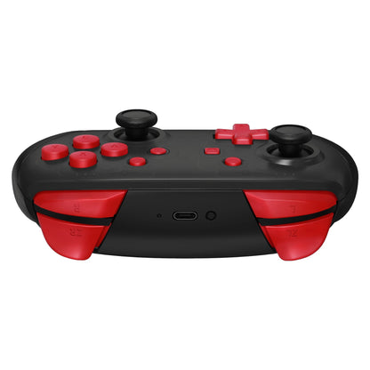 eXtremeRate Retail Passion Red Repair ABXY D-pad ZR ZL L R Keys for NS Switch Pro Controller, DIY Replacement Full Set Buttons with Tools for NS Switch Pro - Controller NOT Included - KRP332