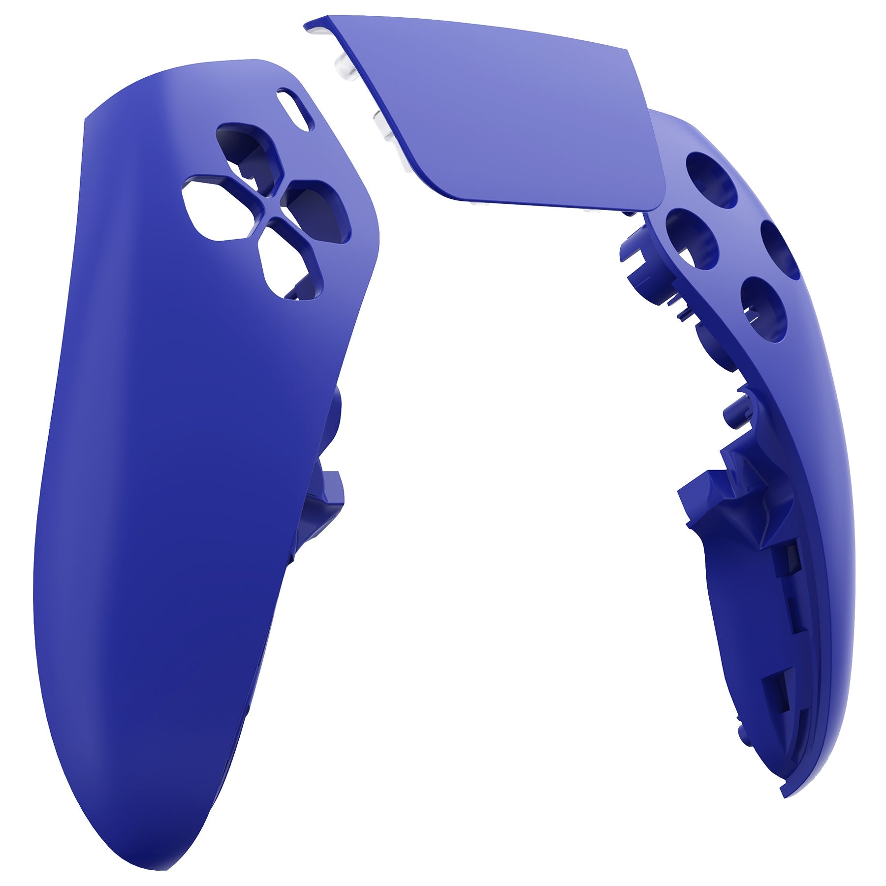 Replacement Left Right Front Housing Shell with Touchpad Compatible with PS5 Edge Controller - Blue eXtremeRate