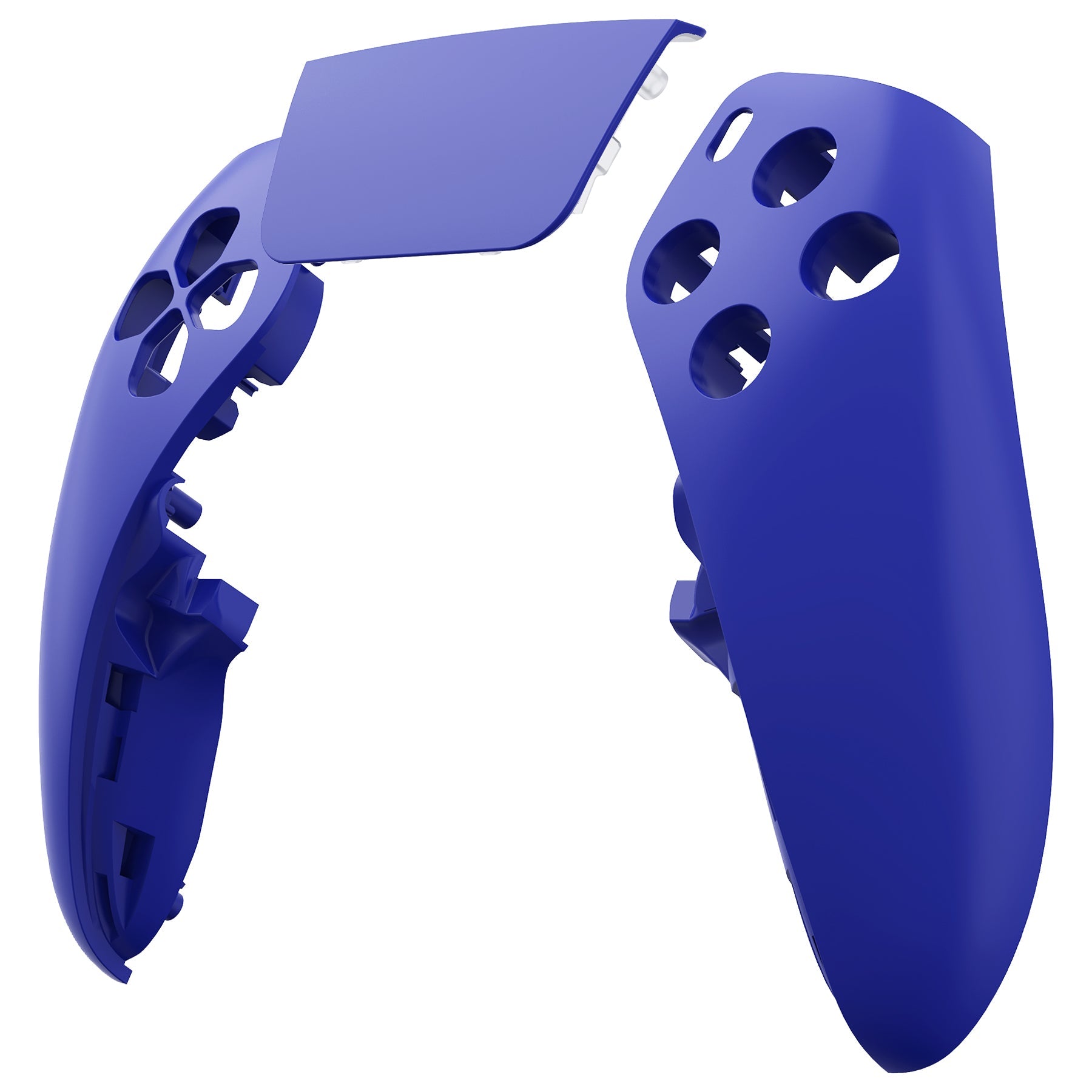 Replacement Left Right Front Housing Shell with Touchpad Compatible with PS5 Edge Controller - Blue eXtremeRate