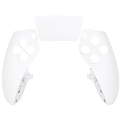 Replacement Left Right Front Housing Shell with Touchpad Compatible with PS5 Edge Controller - White eXtremeRate