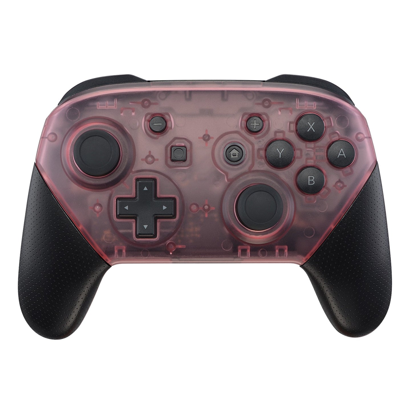 eXtremeRate Retail Cherry Pink Faceplate and Backplate for Nintendo Switch Pro Controller, DIY Replacement Shell Housing Case for Nintendo Switch Pro - Controller NOT Included - MRM507