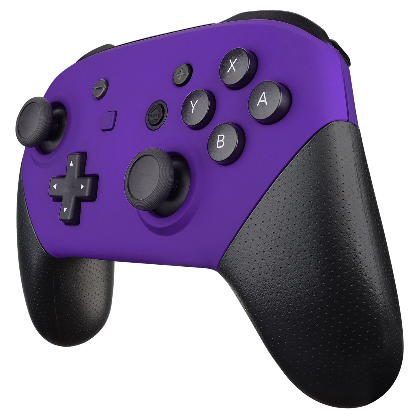 eXtremeRate Retail Purple Faceplate and Backplate for Nintendo Switch Pro Controller, Soft Touch DIY Replacement Shell Housing Case for Nintendo Switch Pro - Controller NOT Included - MRP305