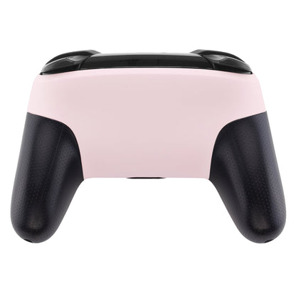 eXtremeRate Retail Cherry Blossoms Pink Faceplate and Backplate for Nintendo Switch Pro Controller, Soft Touch DIY Replacement Shell Housing Case for Nintendo Switch Pro - Controller NOT Included - MRP307