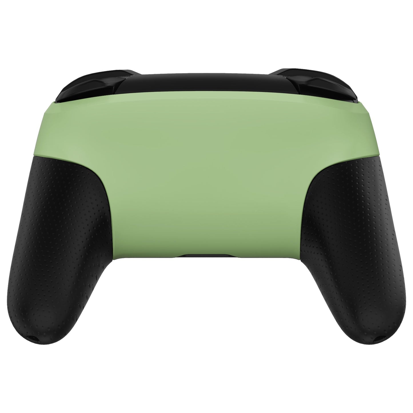 eXtremeRate Retail Matcha Green Faceplate and Backplate for NS Switch Pro Controller, Soft Touch DIY Replacement Shell Housing Case for NS Switch Pro Controller - Controller NOT Included - MRP339