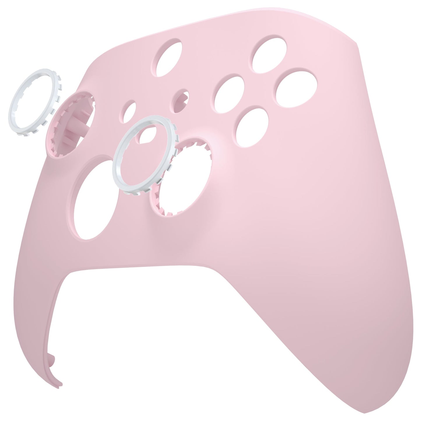 eXtremeRate Retail FaceMag Cherry Blossoms Pink Magnetic Replacement Front Housing Shell for Xbox Series X & S Controller, DIY Faceplate Cover with Accent Rings for Xbox Core Controller Model 1914 - Controller NOT Included - MX3P3002